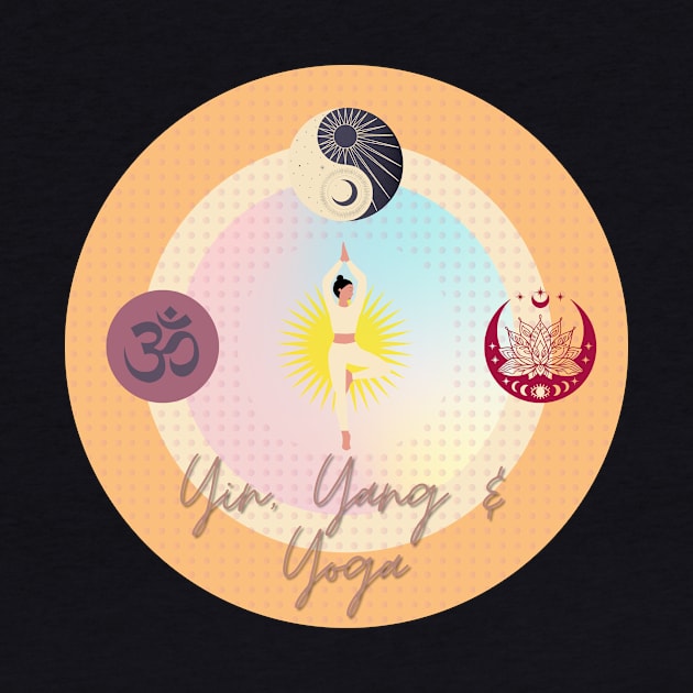 Yin, Yang and Yoga by Spirit Shirts